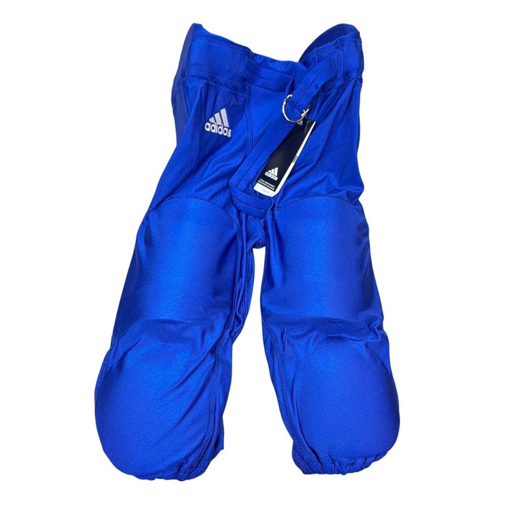 NWT Adidas Integrated Royal Blue Football Pants With Pads Mens Size Large